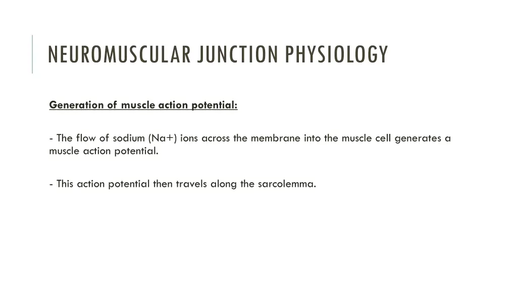 neuromuscular junction physiology 1