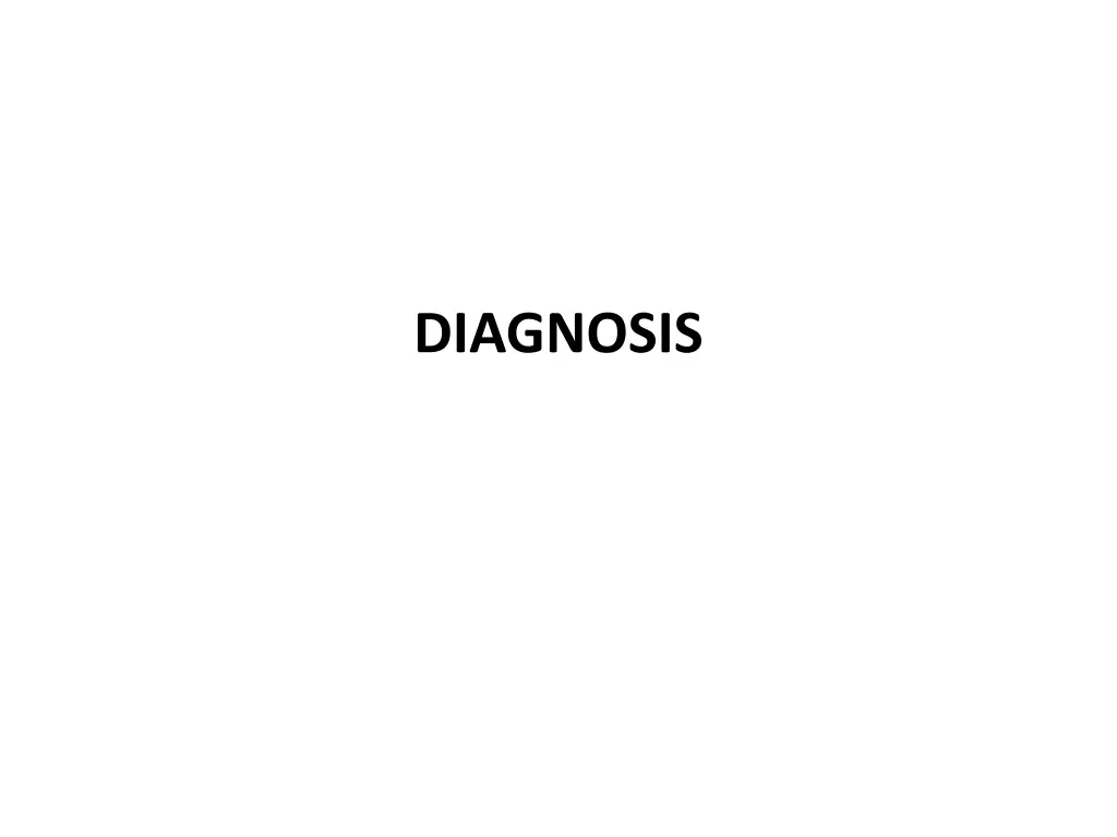 diagnosis