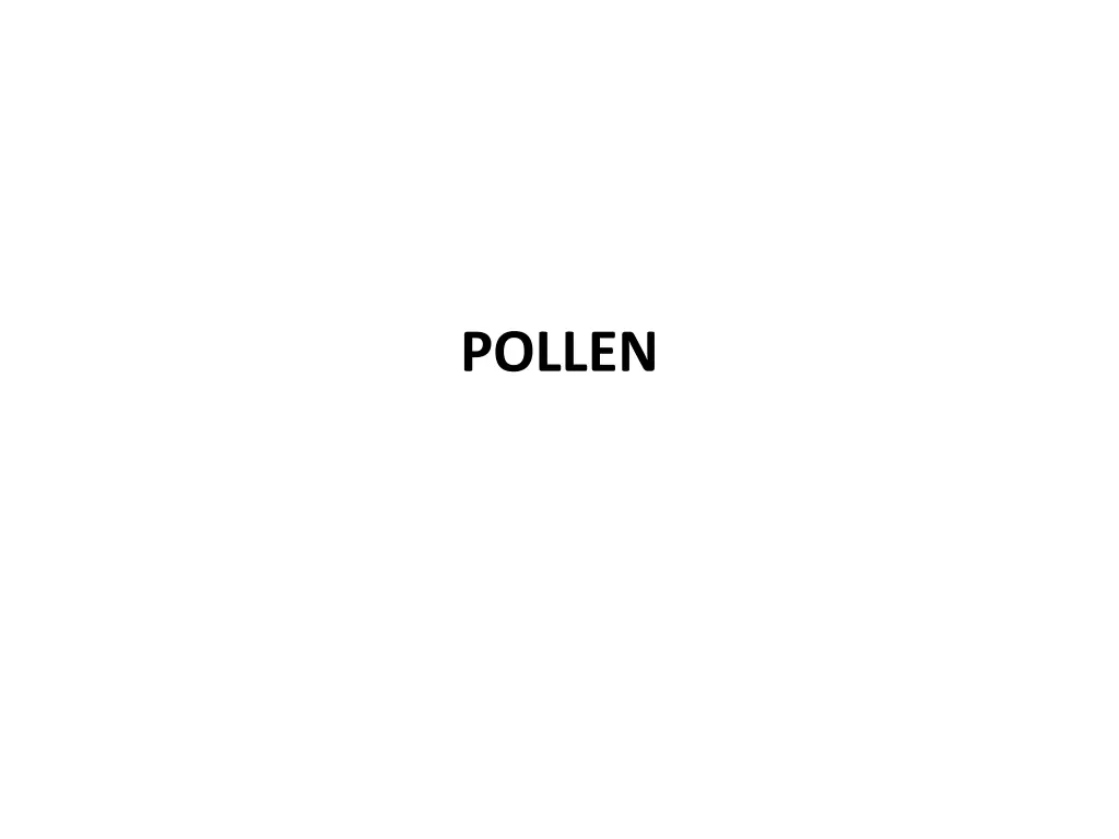 pollen