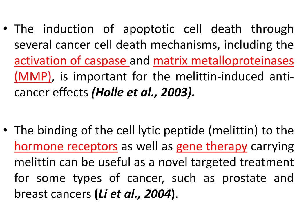 the induction of apoptotic cell death through