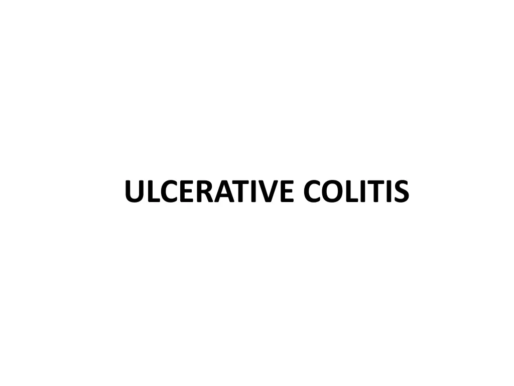 ulcerative colitis