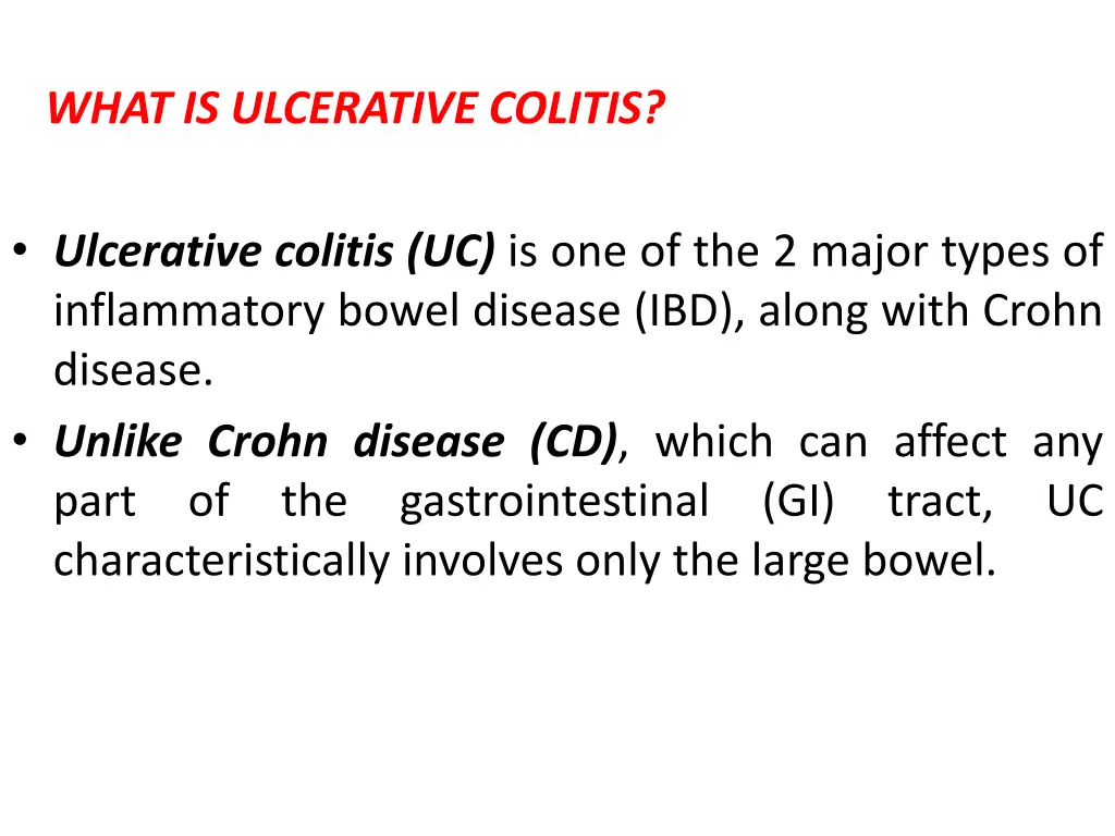 what is ulcerative colitis