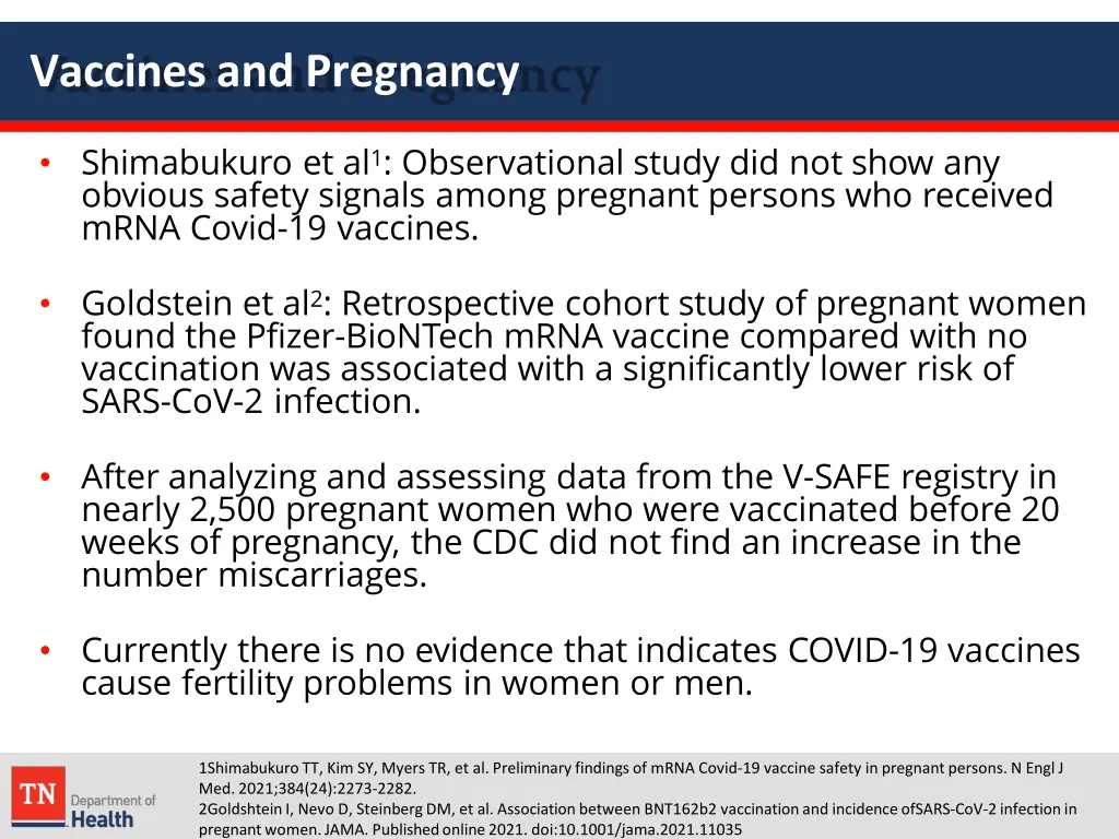 vaccinesand pregnancy