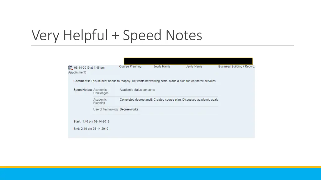 very helpful speed notes