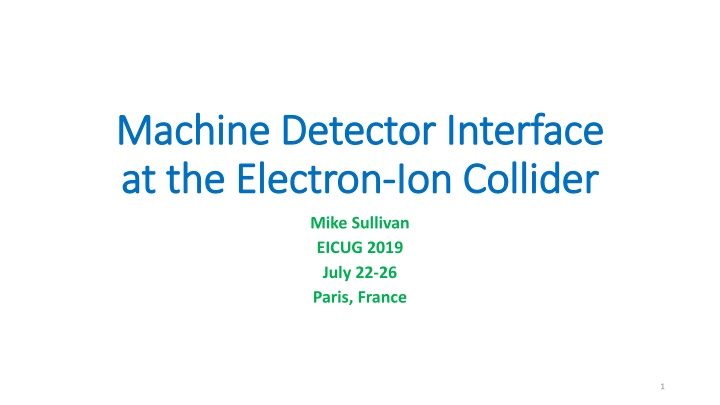 machine detector interface machine detector