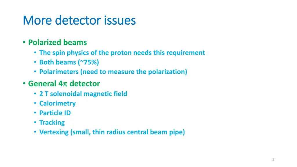 more detector issues more detector issues