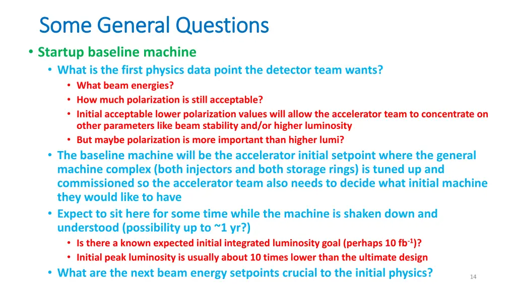 some general questions some general questions