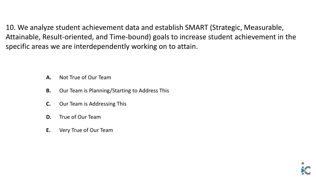 10 we analyze student achievement data