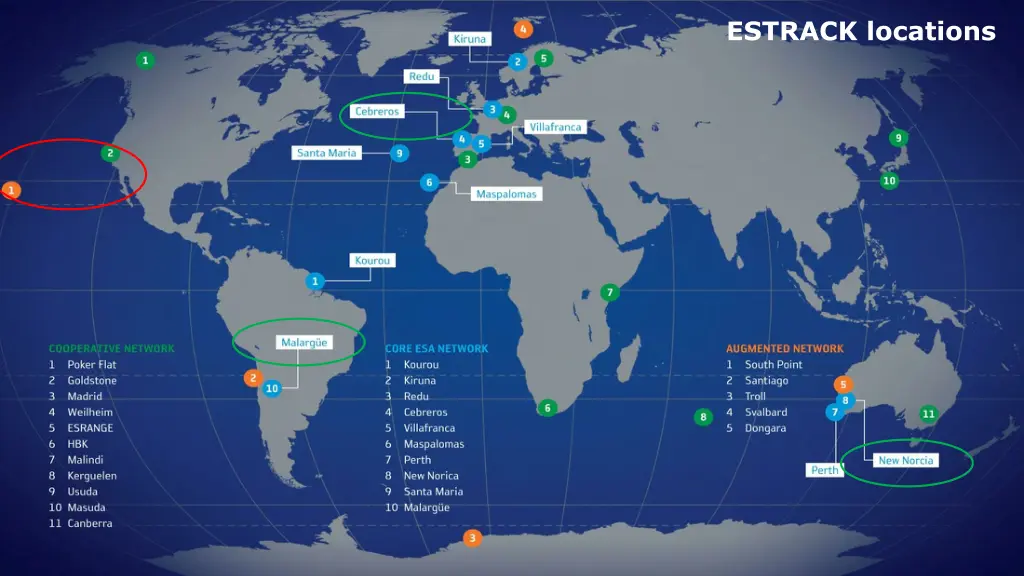 estrack locations