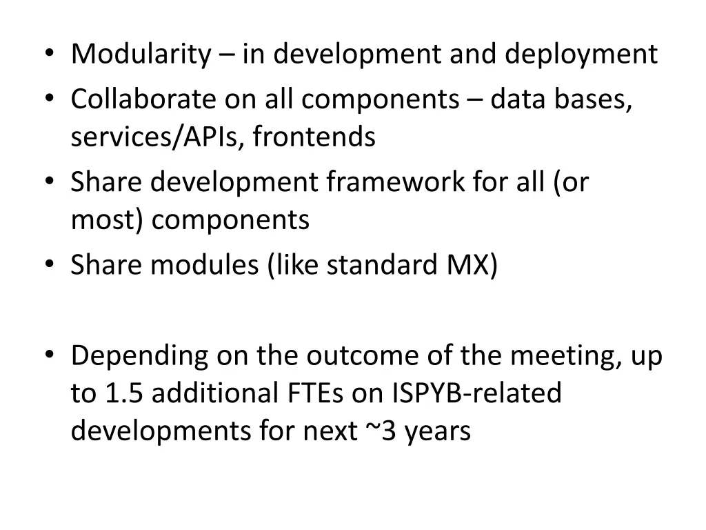 modularity in development and deployment