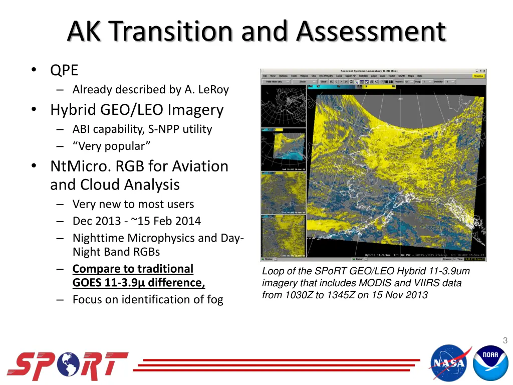 ak transition and assessment