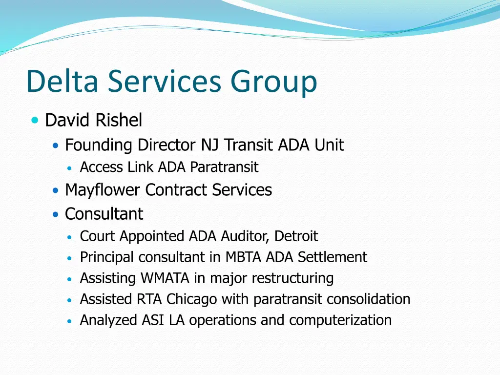 delta services group david rishel founding