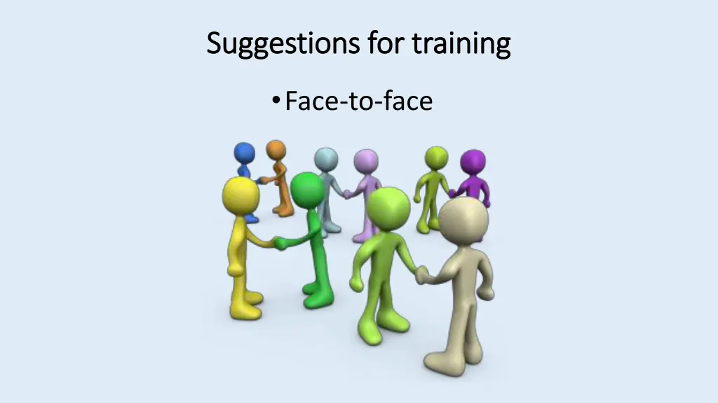 suggestions for training suggestions for training 2