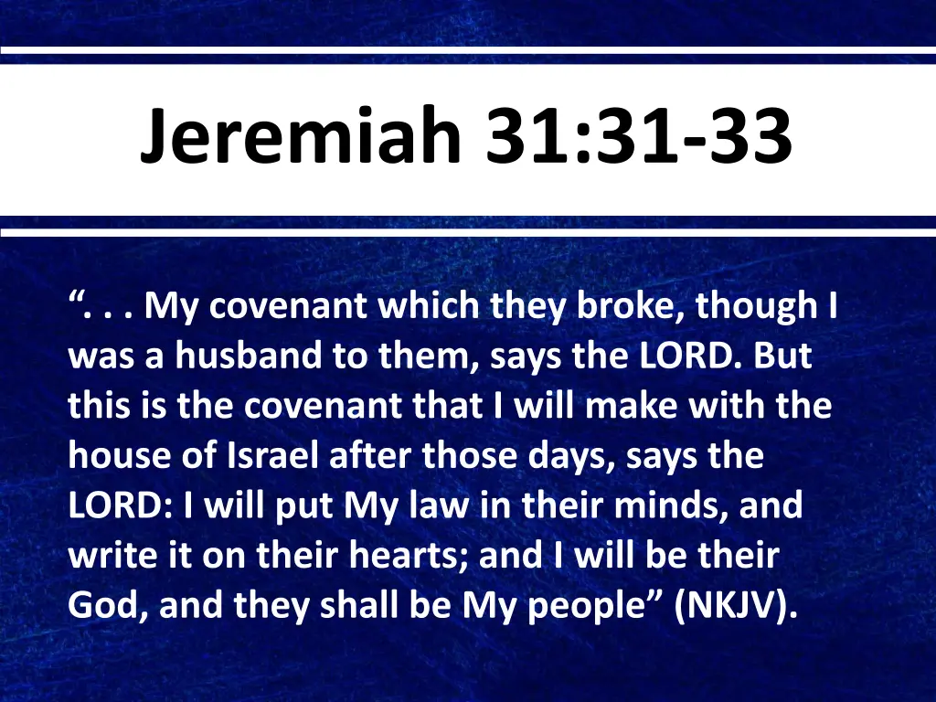 jeremiah 31 31 33 1