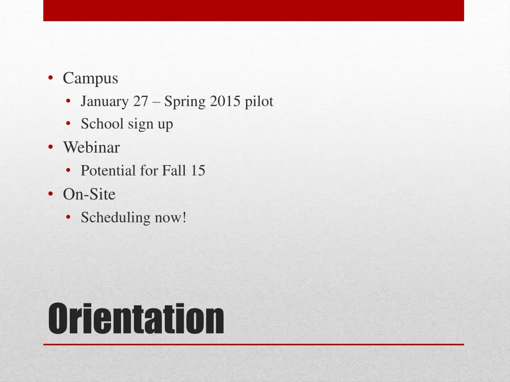 campus january 27 spring 2015 pilot school sign