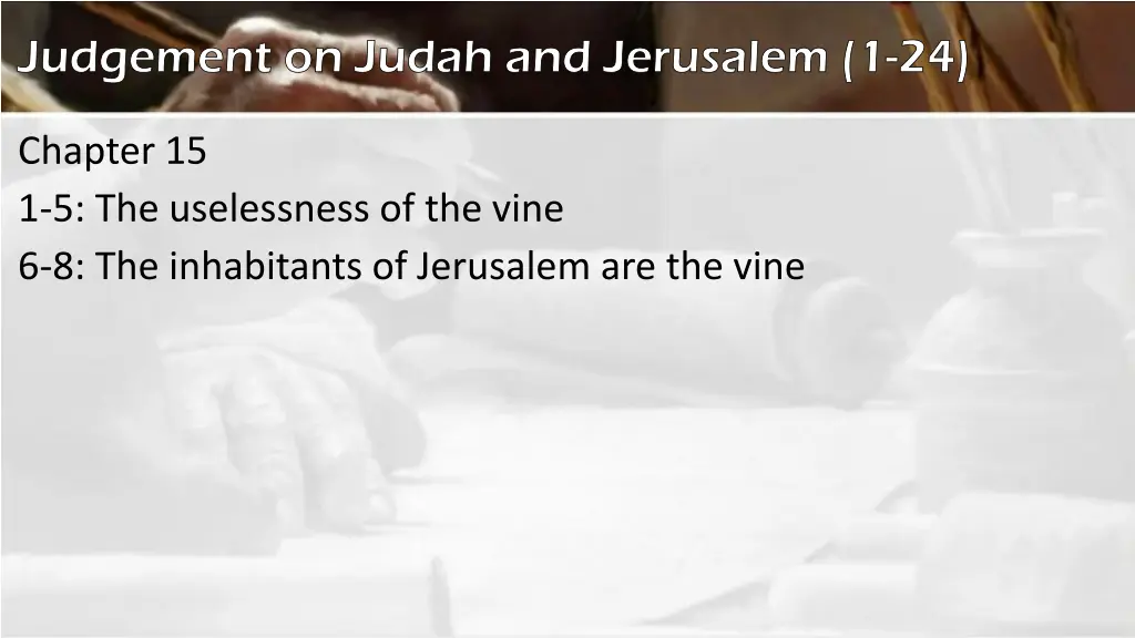 judgement on judah and jerusalem 1 24 2