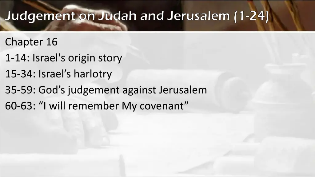 judgement on judah and jerusalem 1 24 3