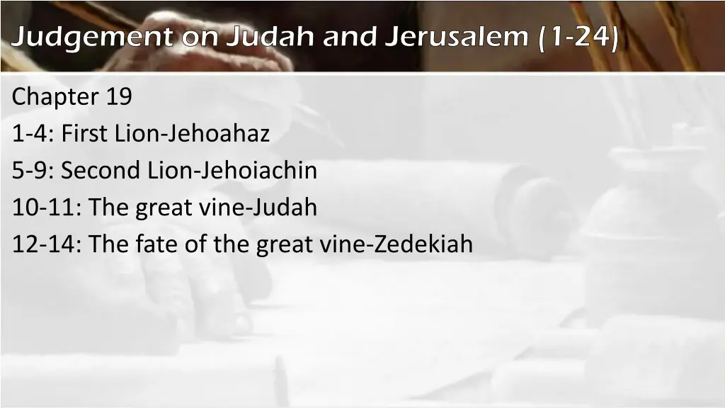 judgement on judah and jerusalem 1 24 6