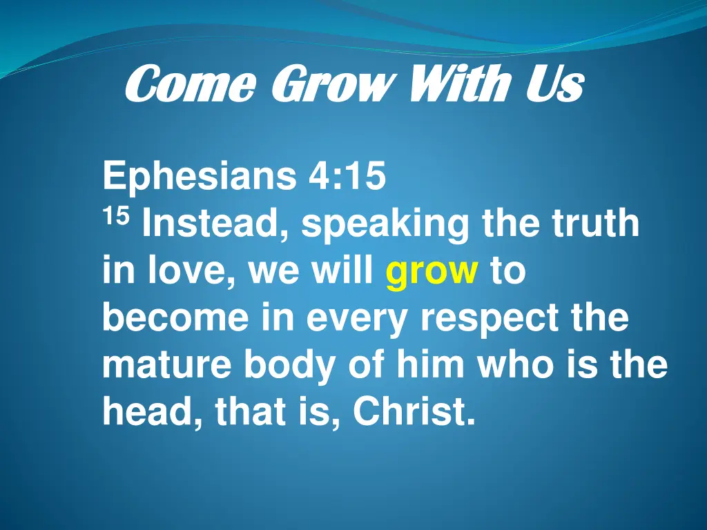 come grow with us come grow with us 2