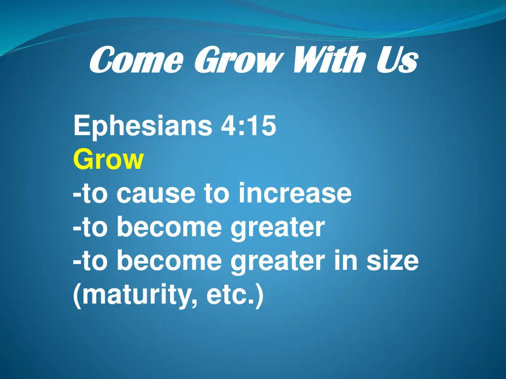 come grow with us come grow with us 4