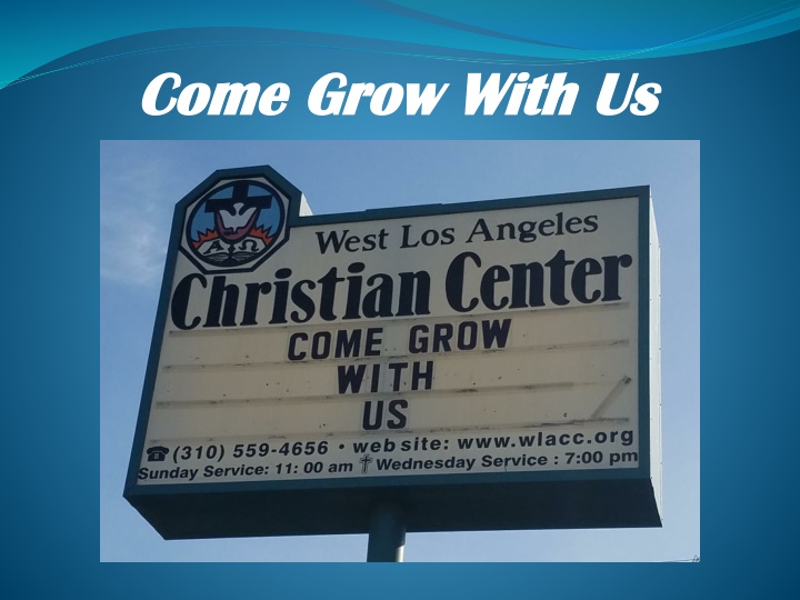 come grow with us come grow with us