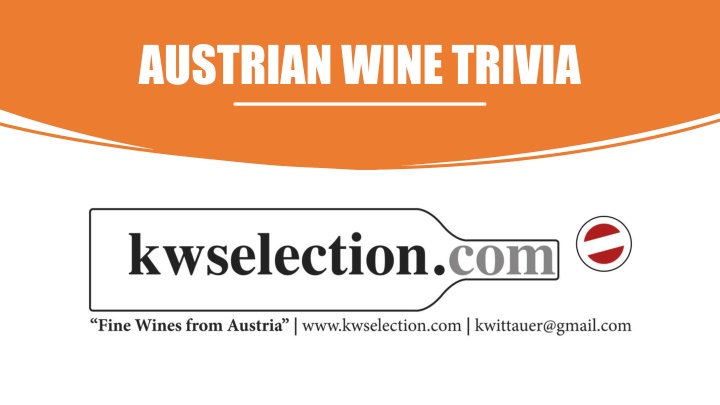 austrian wine trivia