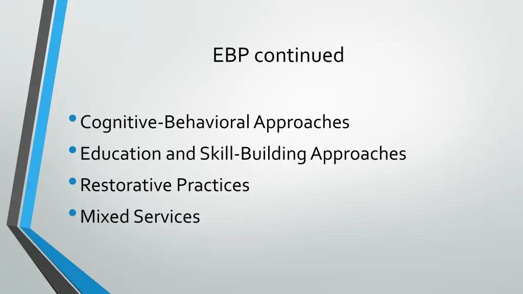 ebp continued