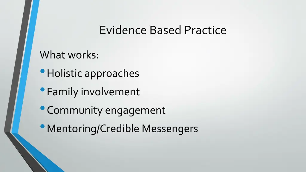 evidence based practice