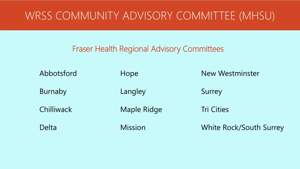 wrss community advisory committee mhsu 4