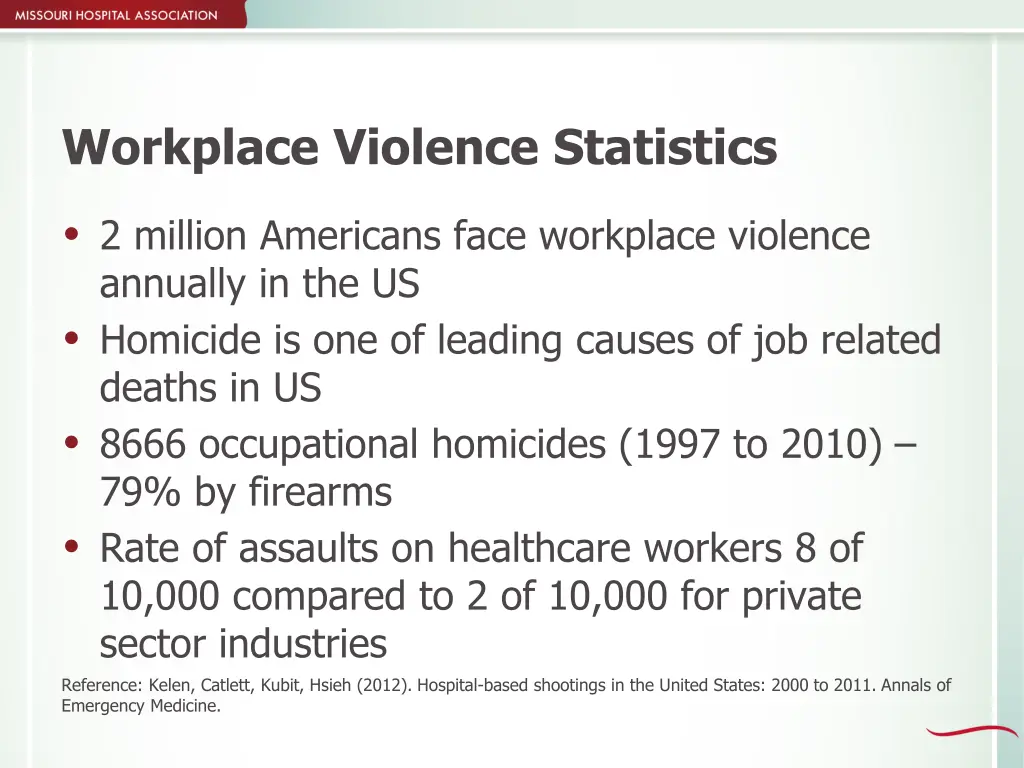 workplace violence statistics