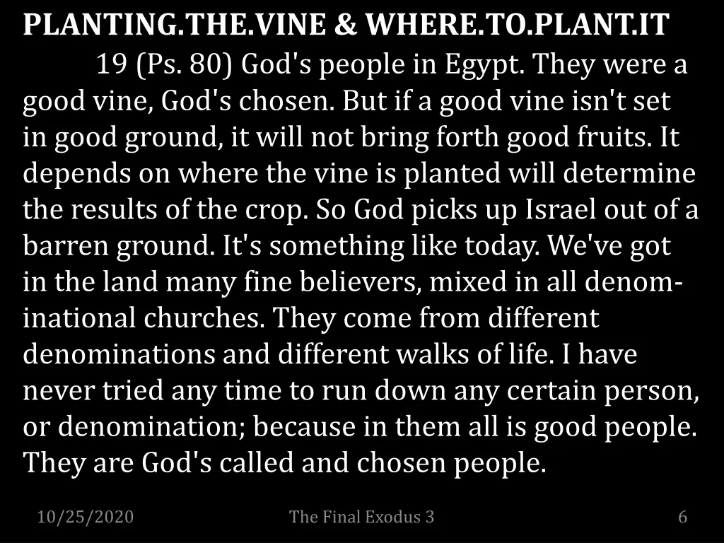 planting the vine where to plant 1