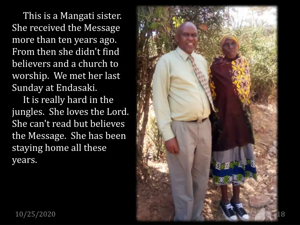 this is a mangati sister she received the message