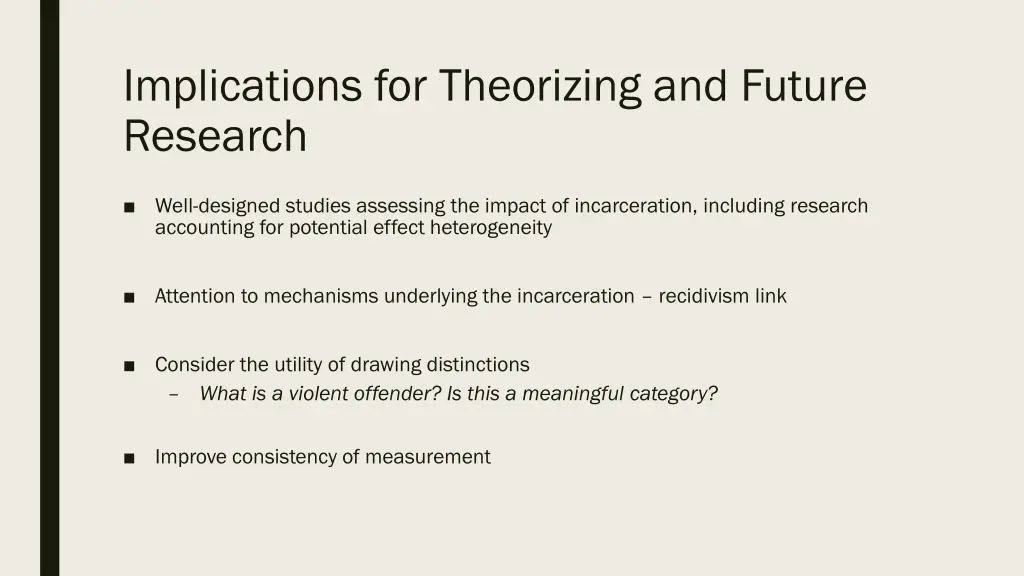 implications for theorizing and future research