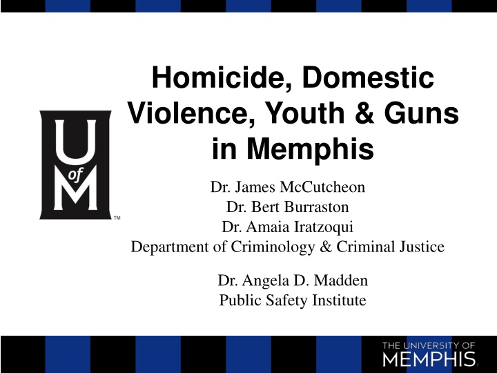 homicide domestic violence youth guns in memphis