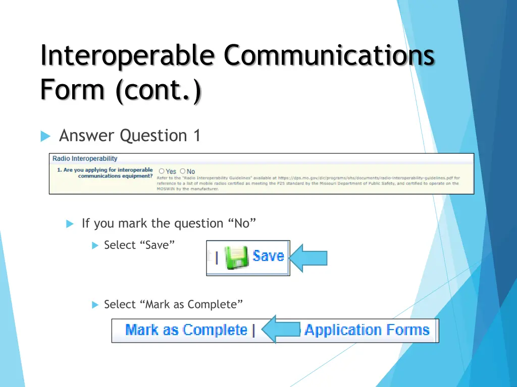 interoperable communications form cont 1