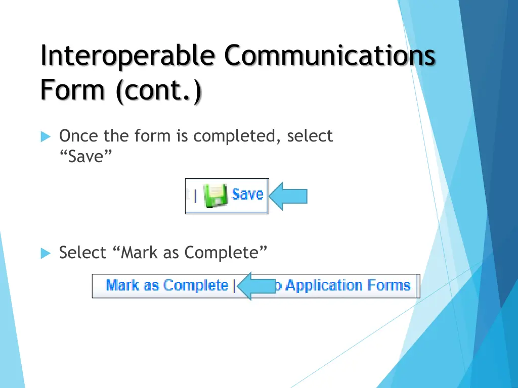 interoperable communications form cont 3