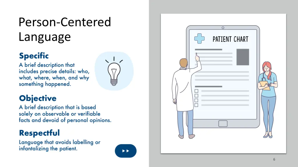 person centered language