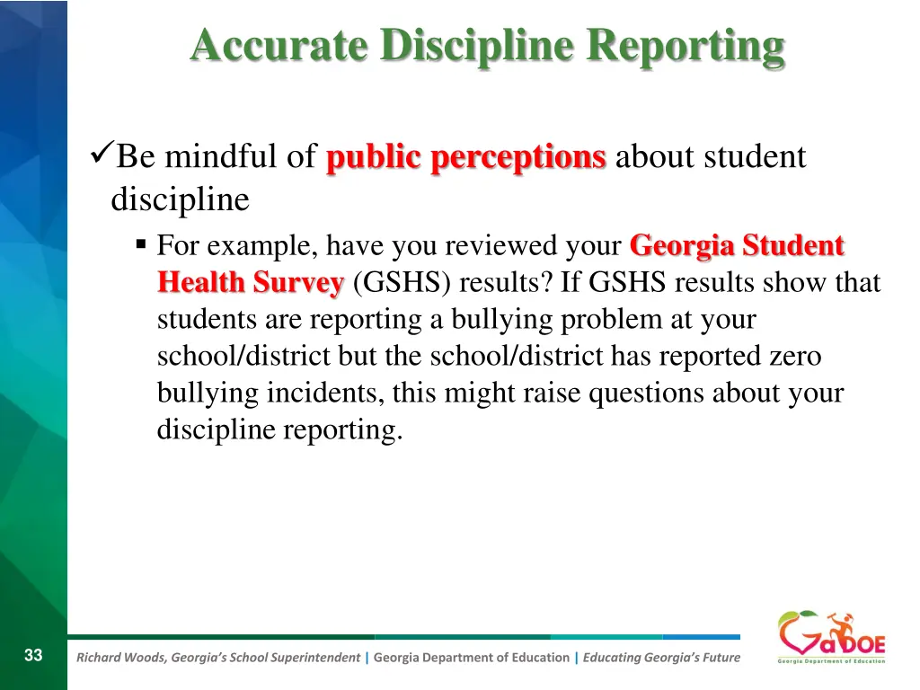 accurate discipline reporting 1