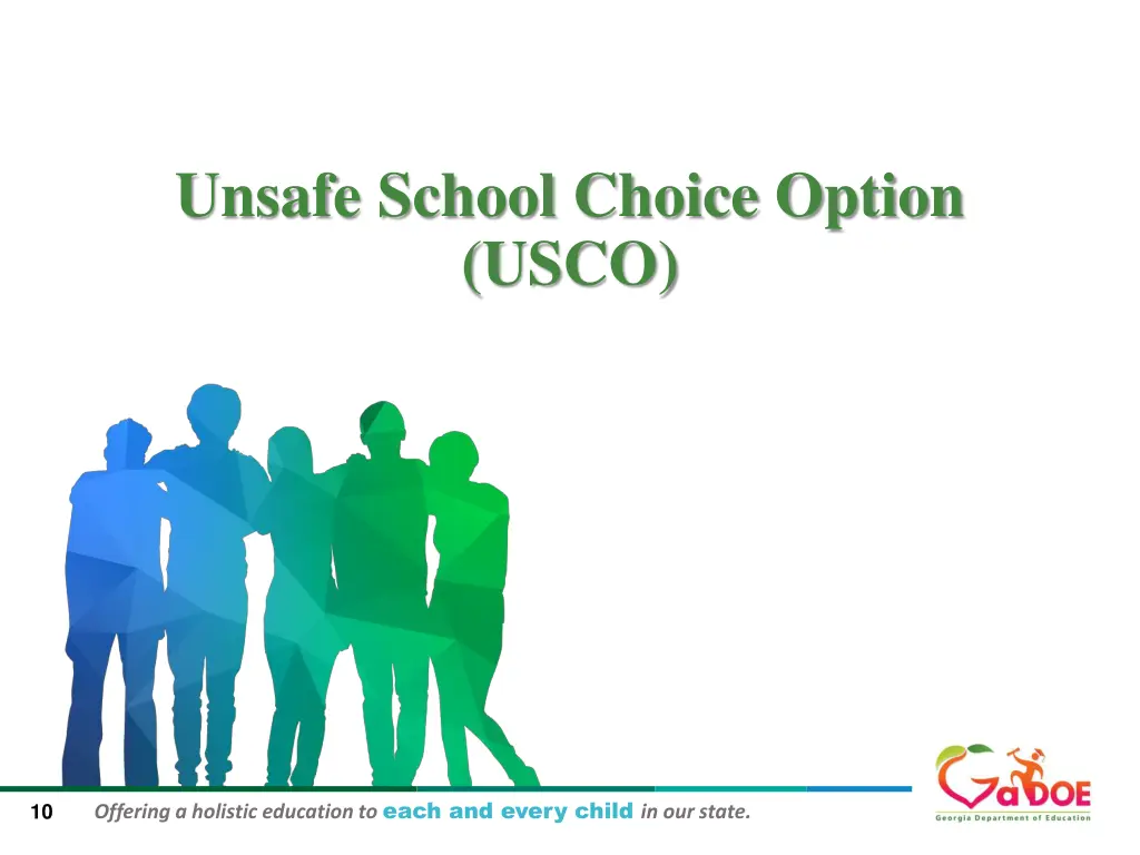 unsafe school choice option usco