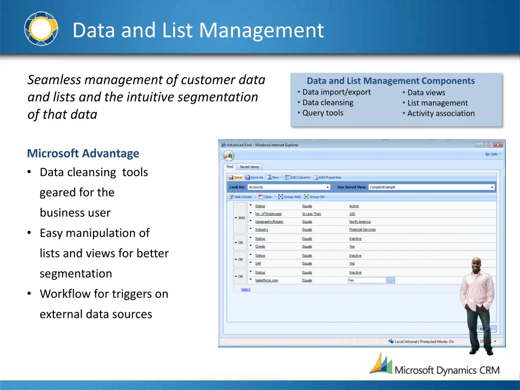 data and list management