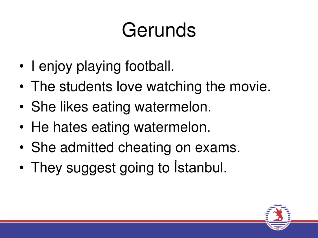 gerunds