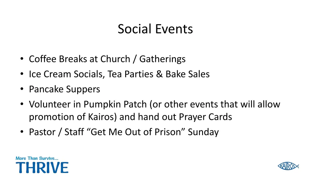 social events