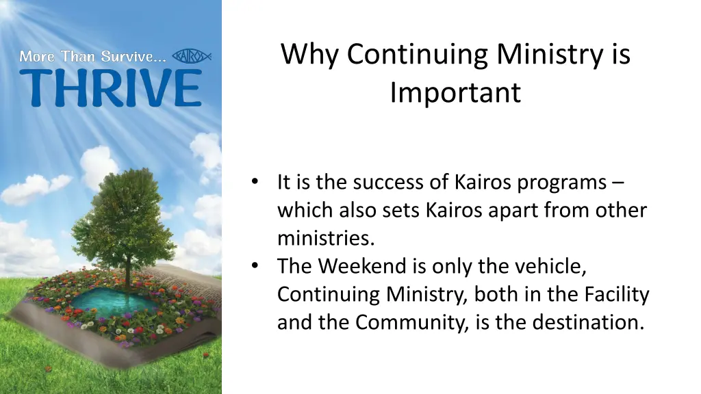 why continuing ministry is important