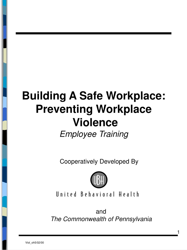 building a safe workplace preventing workplace