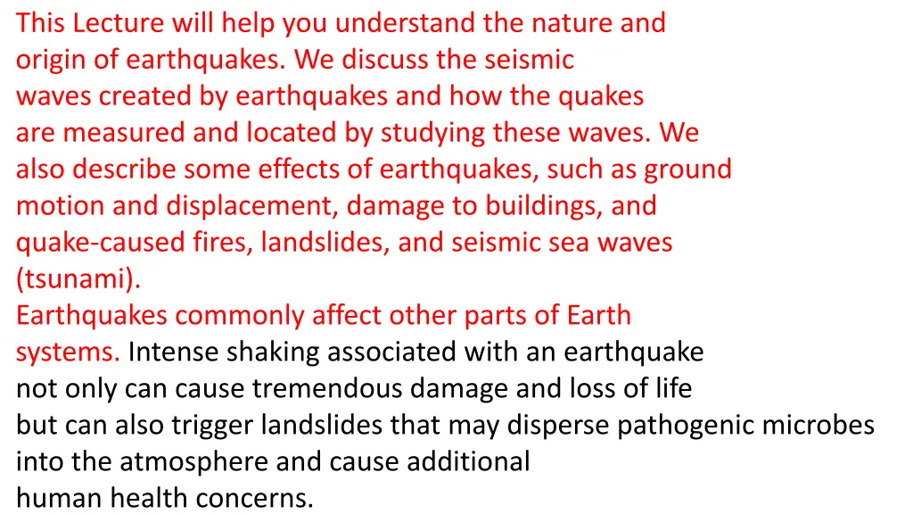 this lecture will help you understand the nature