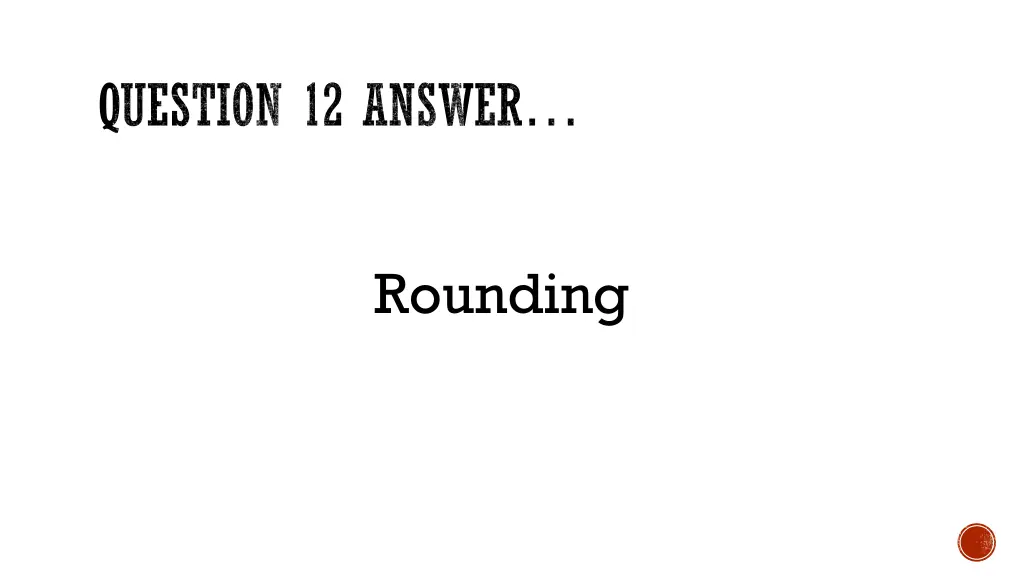 question 12 answer