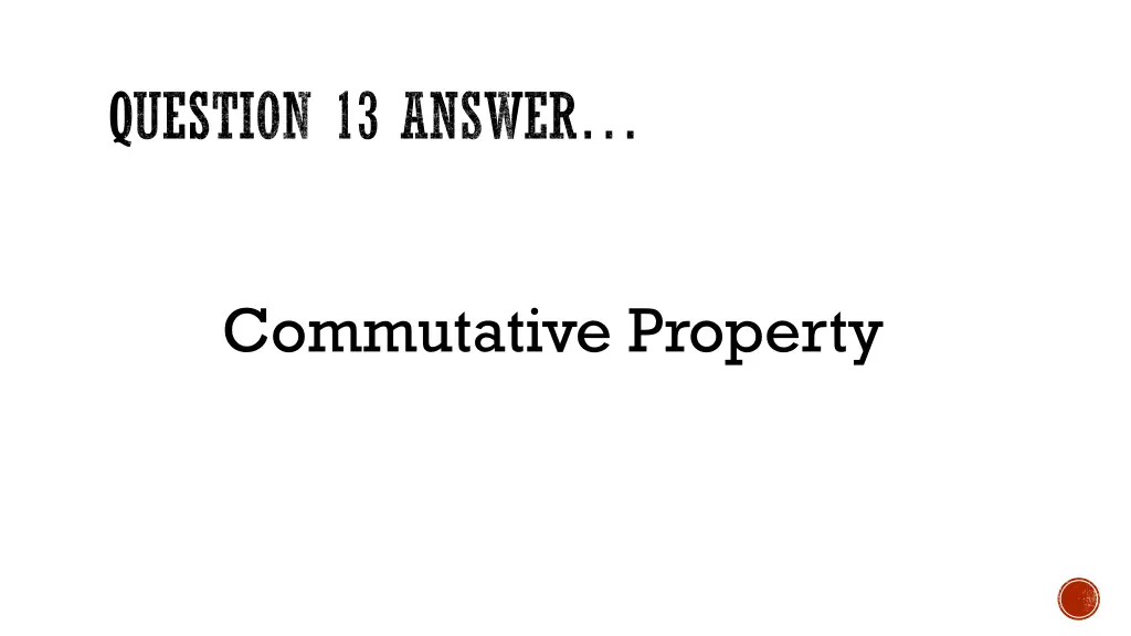 question 13 answer