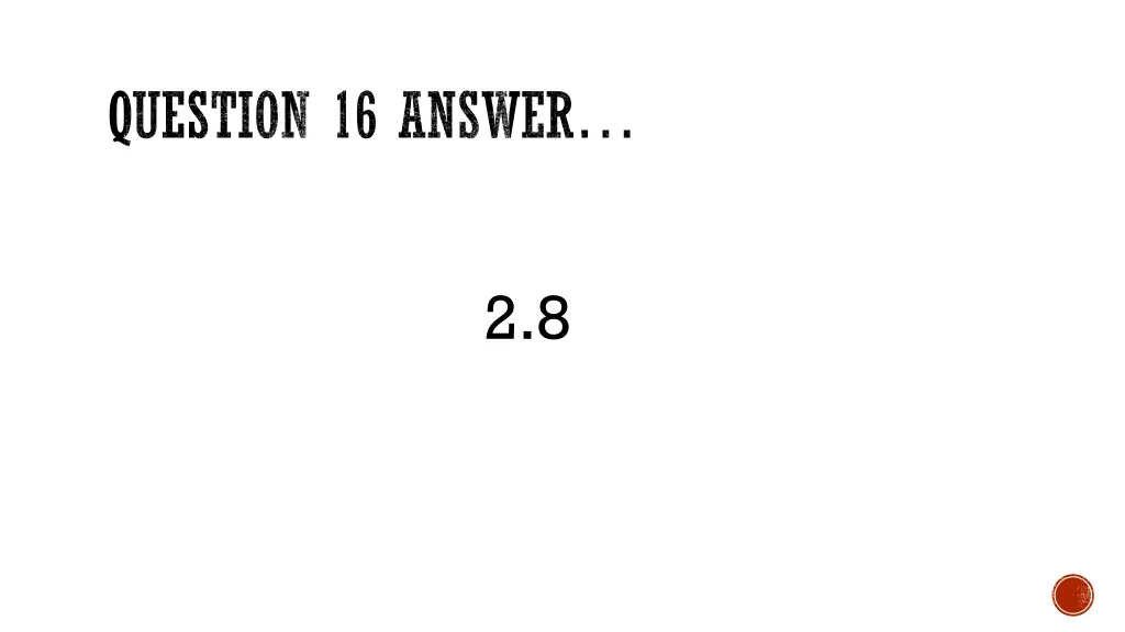 question 16 answer