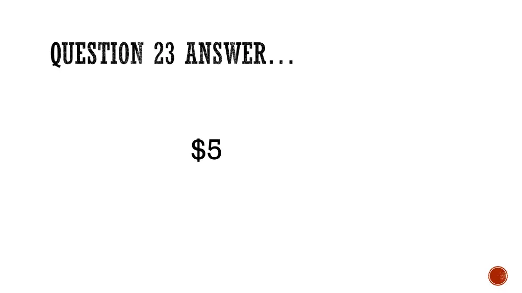 question 23 answer