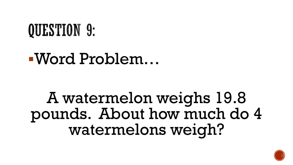 question 9